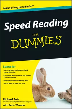 Speed Reading For Dummies Peter Weverka и Richard Sutz