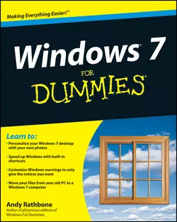 Windows 7 For Dummies, Andy Rathbone