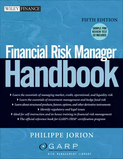 Financial Risk Manager Handbook, Philippe Jorion