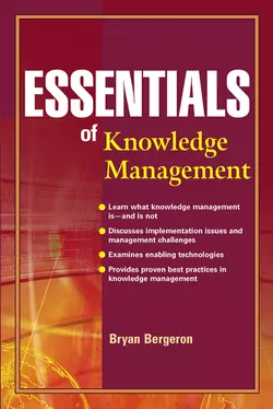 Essentials of Knowledge Management, Bryan Bergeron