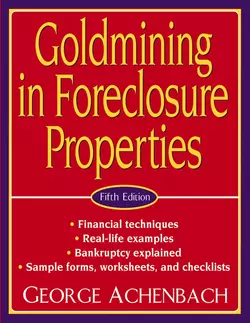 Goldmining in Foreclosure Properties, George Achenbach