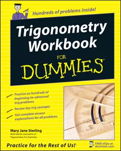 Trigonometry Workbook For Dummies, Mary Jane Sterling