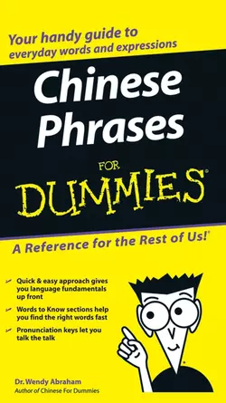 Chinese Phrases For Dummies, Wendy Abraham