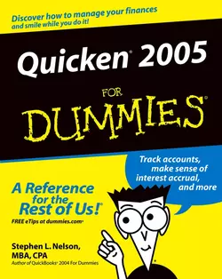 Quicken 2005 For Dummies Stephen L. Nelson