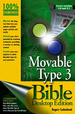 Movable Type 3 Bible Rogers Cadenhead