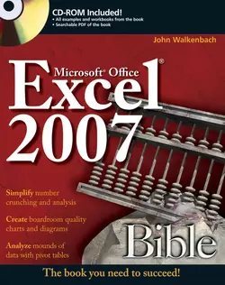 Excel 2007 Bible John Walkenbach