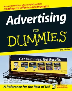 Advertising For Dummies, GARY DAHL