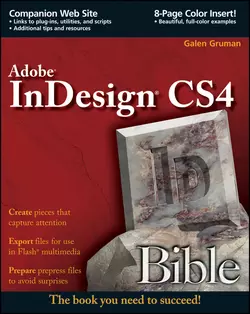 InDesign CS4 Bible, Galen Gruman