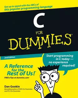 C For Dummies Dan Gookin