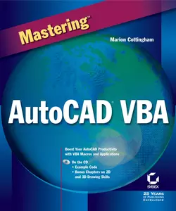 Mastering AutoCAD VBA, Marion Cottingham