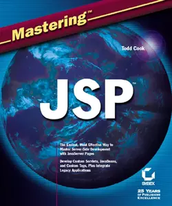 Mastering JSP, Todd Cook