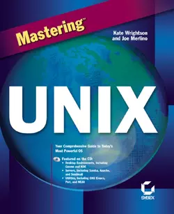 Mastering UNIX, Katherine Wrightson