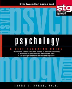 Psychology. A Self-Teaching Guide, Frank Bruno