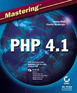 Mastering PHP 4.1, Jeremy Allen