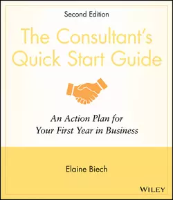 The Consultant′s Quick Start Guide. An Action Planfor Your First Year in Business, Elaine Biech