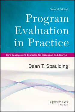 Program Evaluation in Practice. Core Concepts and Examples for Discussion and Analysis, Dean Spaulding