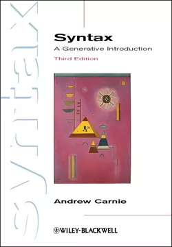 Syntax. A Generative Introduction, Andrew Carnie