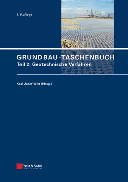 Grundbau-Taschenbuch. Teil 2: Geotechnische Verfahren Karl Witt