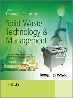 Solid Waste Technology and Management, Thomas Christensen