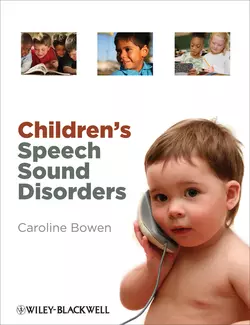 Children′s Speech Sound Disorders, Caroline Bowen