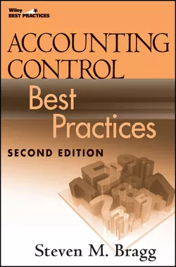 Accounting Control Best Practices, Steven Bragg