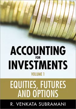 Accounting for Investments, Equities, Futures and Options, R. Subramani