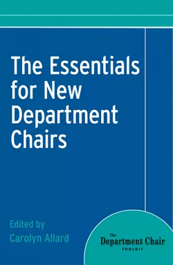 The Essentials for New Department Chairs, Carolyn Allard