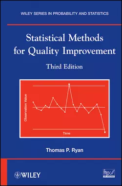 Statistical Methods for Quality Improvement, Thomas Ryan