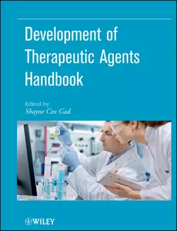 Development of Therapeutic Agents Handbook, Shayne Cox Gad