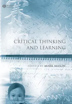 Critical Thinking and Learning, Mark Mason