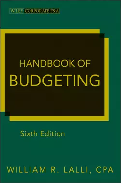 Handbook of Budgeting, William Lalli