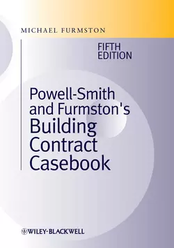 Building Contract Casebook, Michael Furmston