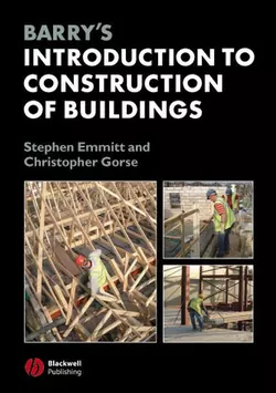 Barry′s Introduction to Construction of Buildings, Emmitt Stephen