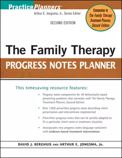 The Family Therapy Progress Notes Planner, Berghuis David