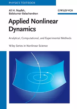 Applied Nonlinear Dynamics. Analytical, Computational and Experimental Methods, Balachandran Balakumar