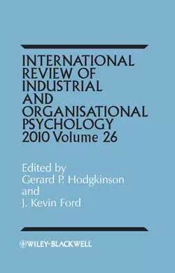 International Review of Industrial and Organizational Psychology, 2011 Volume 26, Ford J.