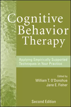 Cognitive Behavior Therapy. Applying Empirically Supported Techniques in Your Practice, Fisher Jane