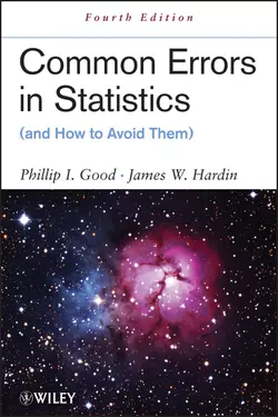 Common Errors in Statistics (and How to Avoid Them), Hardin James