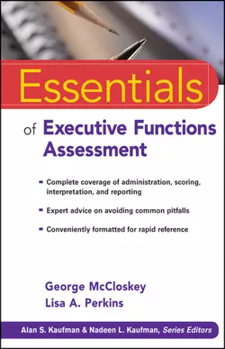 Essentials of Executive Functions Assessment, McCloskey George