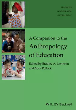 A Companion to the Anthropology of Education Pollock Mica и Levinson Bradley