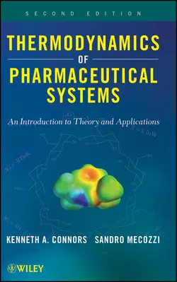 Thermodynamics of Pharmaceutical Systems. An introduction to Theory and Applications, Mecozzi Sandro