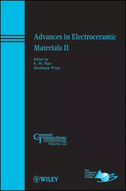 Advances in Electroceramic Materials II, Nair K.