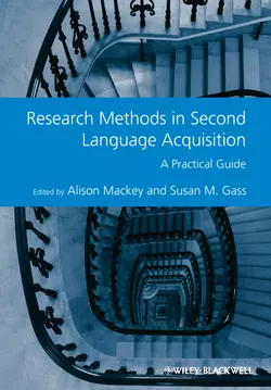 Research Methods in Second Language Acquisition. A Practical Guide, Mackey Alison