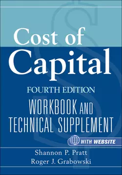 Cost of Capital. Workbook and Technical Supplement, Grabowski Roger