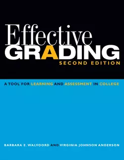 Effective Grading. A Tool for Learning and Assessment in College, Walvoord Barbara