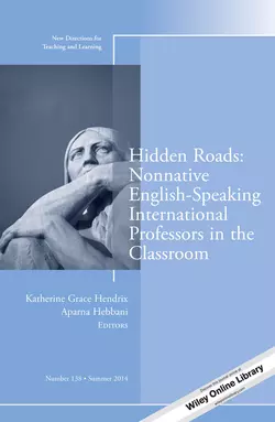 Hidden Roads: Nonnative English-Speaking International Professors in the Classroom. New Directions for Teaching and Learning, Number 138, Hendrix Katherine