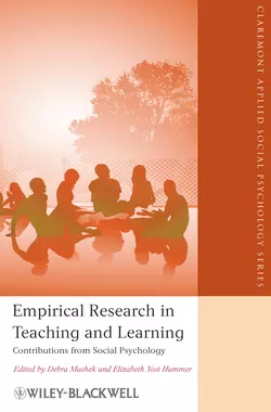 Empirical Research in Teaching and Learning. Contributions from Social Psychology, Mashek Debra