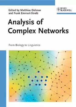 Analysis of Complex Networks. From Biology to Linguistics, Dehmer Matthias