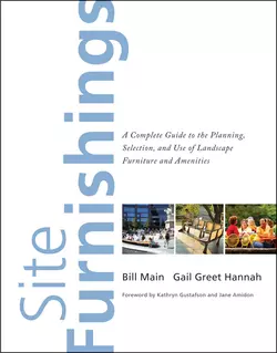 Site Furnishings. A Complete Guide to the Planning, Selection and Use of Landscape Furniture and Amenities, Main Bill