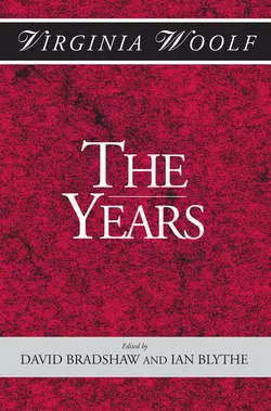 The Years by Virginia Woolf, Blyth Ian